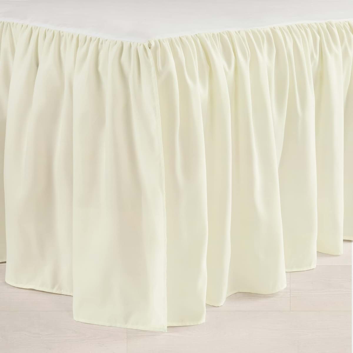 Lush Decor Ruffle Crib Skirt, 16" Drop, Ivory (photo 2)