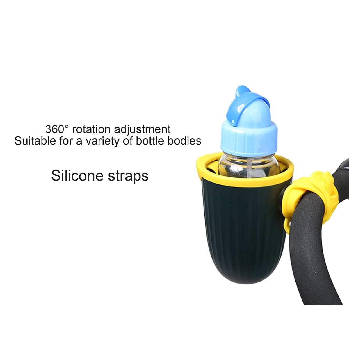 Cup Holder 360 Degree Rotation for Bottles and Cups