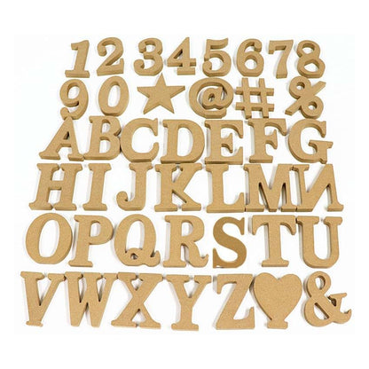 ZoTuoART Number 5 Ornament, High-Density Solid Pine Fiberboard Wooden Craft