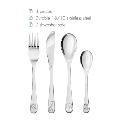 Zilverstad Miffy Zoo Children's Cutlery Set 4-Piece (photo 2)