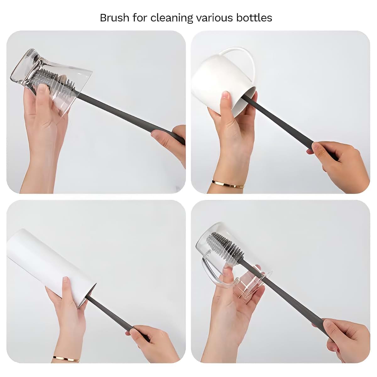 Sunny Sudz Silicone Bottle Brush And Straw Cleaner Set (photo 3)