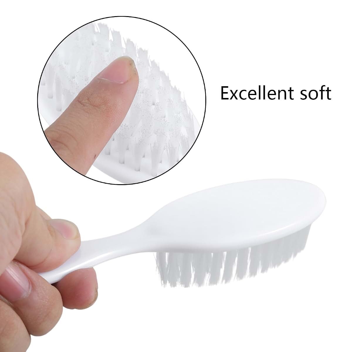 Cunueae 2 Pcs Easy Grip Baby Brush And Comb Set (photo 2)