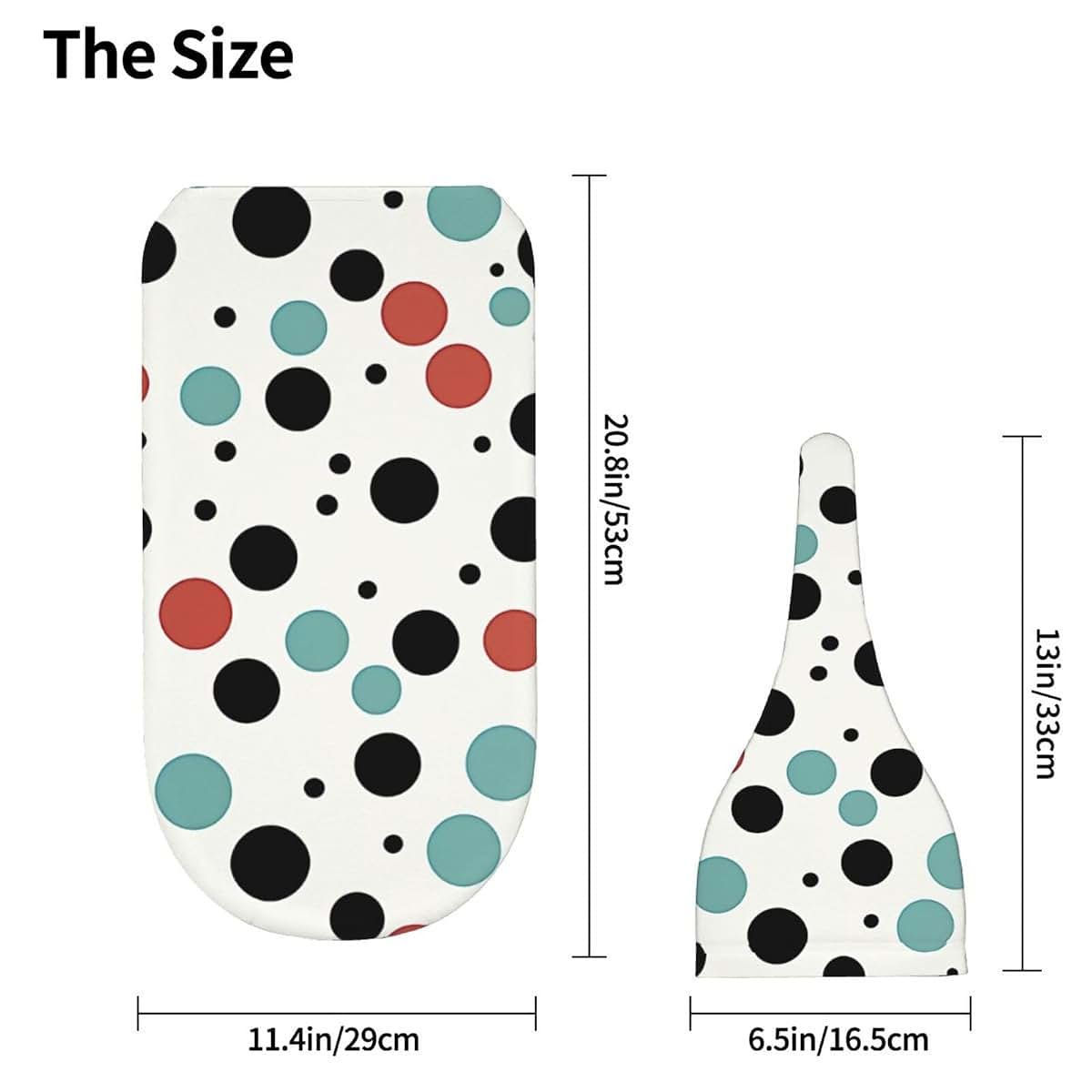 KKLWEGU Newborn Swaddle Blanket with Beanie Hat Set, Soft Sleep Sack Polka Dot Newborn Receiving Blankets Baby Swaddle (photo 2)