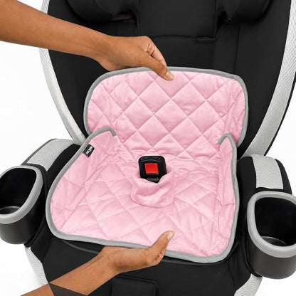 Domzanne Potty Training Car Seat Protector Cover, Pink Washable Liner Mat (photo 2)