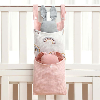 XAGMODSHN Crib Hanging Diaper Bag Cartoon Print Organizer (photo 4)