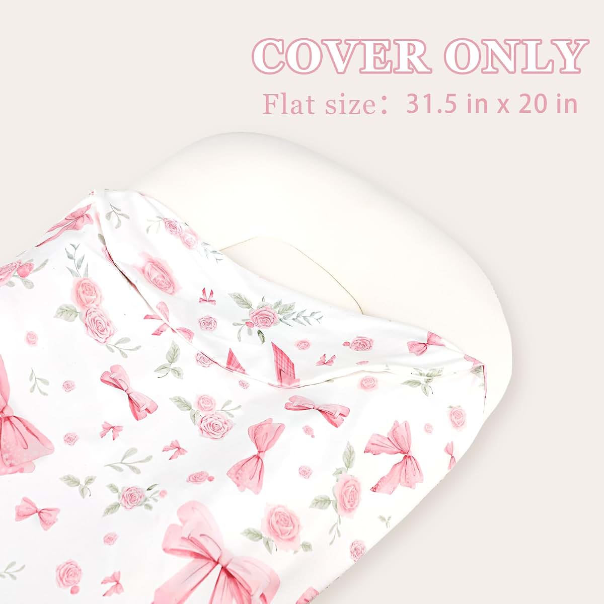 Jundetye Baby Lounger Cover Grils Boys, Soft and Comfortable Newborn Lounger Cover, Breathable and Stretchy Infant Nest (photo 3)