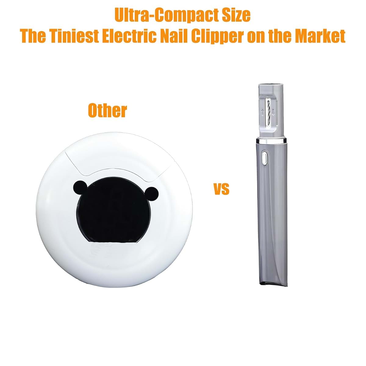 BabyOneStop Electric Nail Clipper, Pen-Shaped Portable Trimmer