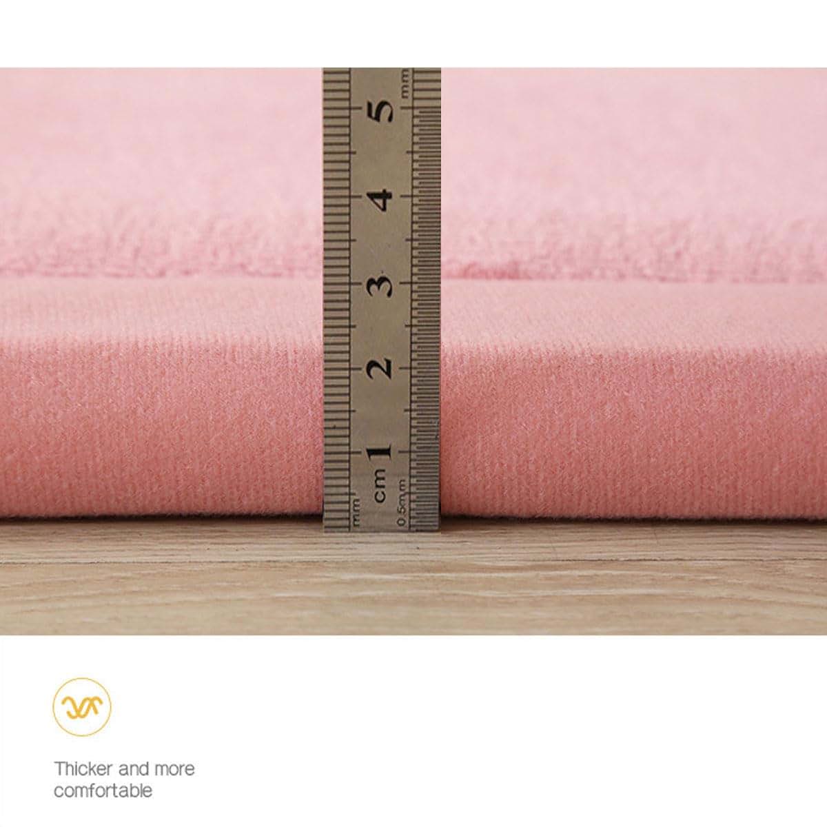 Dmkjdzsw Play Crawling Mat for Nursery, Extra Soft Claret Activity Floor Mat (photo 2)