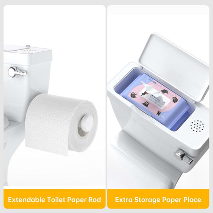 PeacefulHues 2-in-1 Toddler Potty Training Toilet, Potty Training Toilet for Toddlers, Washable Split Potty with Soft (photo 2)