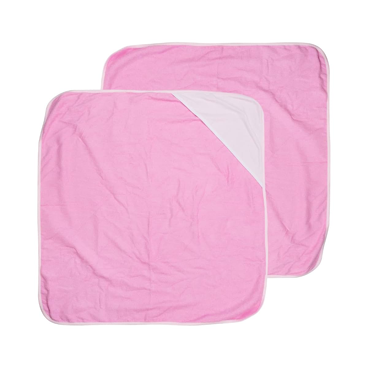 Craft Express Sublimation Blank Hooded Baby Towel, 35 x 35 Inch, Set of 2 for Personalization