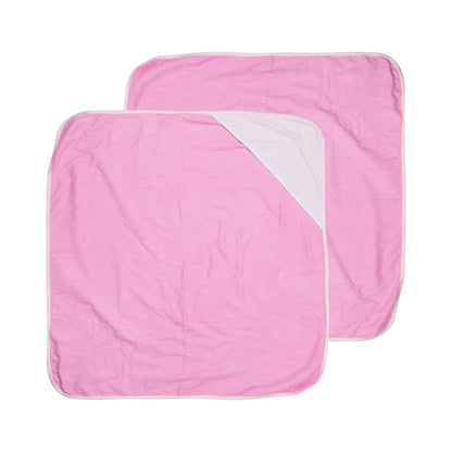 Craft Express Sublimation Blank Hooded Baby Towel, 35 x 35 Inch, Set of 2 for Personalization