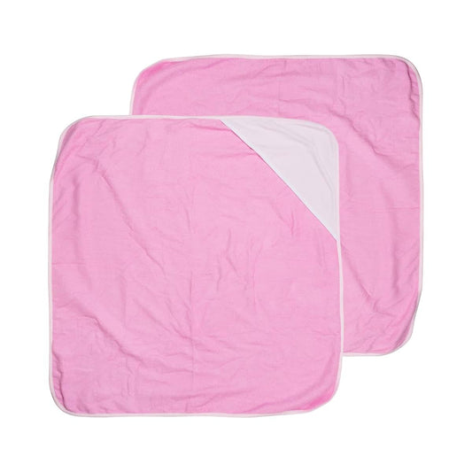 Craft Express Sublimation Blank Hooded Baby Towel, 35 x 35 Inch, Set of 2 for Personalization