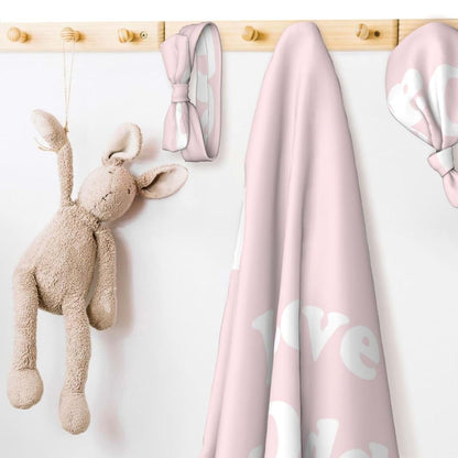 HavLik I Love My Daddy Swaddle Blanket And Headband Set (photo 3)