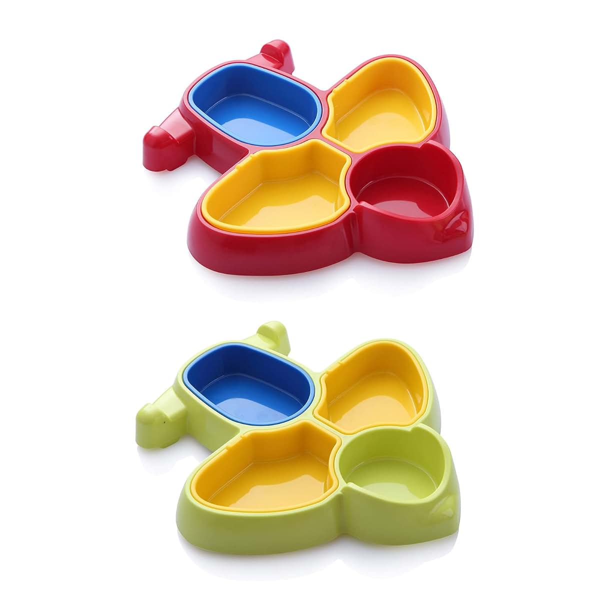 ZMYDZ 3D Airplane Shape Divided Plate For Kids (photo 2)