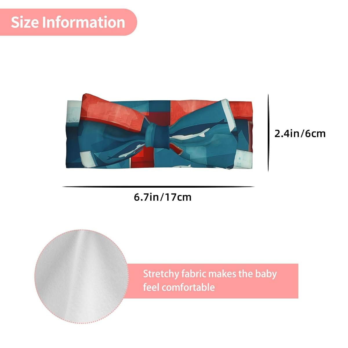 HCVXBSA Abstract Appearance Of Architecture Print Cute Baby Bows