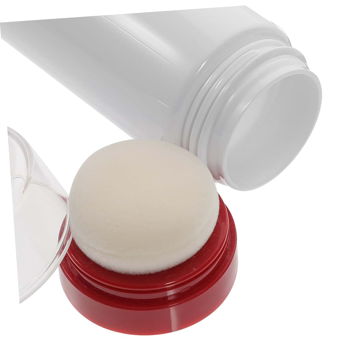 Hemoton Baby Powder Puff Container, 2-Pack, Portable Travel Bottle
