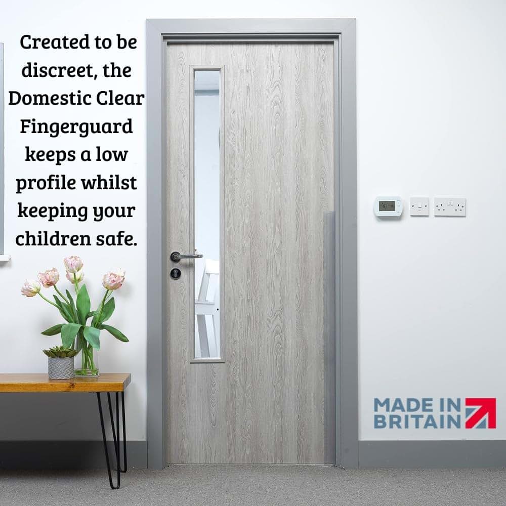 Cardea Solutions Cardea Child Safety Door Finger Pinch Guard Hinge Protectors Pack - Clear … (Single Pack) (photo 3)