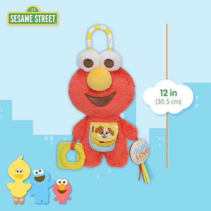 Sesame Street Elmo Activity Toy with Teether Rings and Sensory Sounds