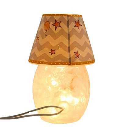 Stony Creek Moon & Stars Lit Votive W Shade Lighted Glass Accent Ske9226sccl Twinkle New Baby Gift Nursery 5.50In (1Pc) (photo 3)