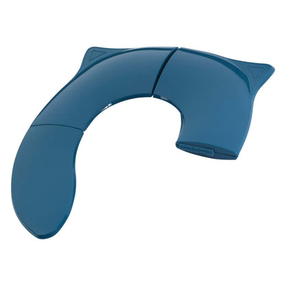 THREE LITTLE TOTS - Modern and Safe Portable Potty Seat, Dark Teal Folding Travel Potty Training Seat for Girls and (photo 4)
