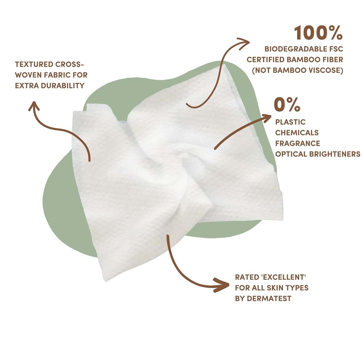Terra Biodegradable FSC Certified Bamboo Dry Baby Wipes