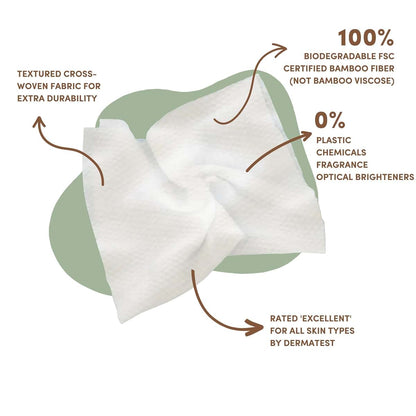 Terra Biodegradable FSC Certified Bamboo Dry Baby Wipes