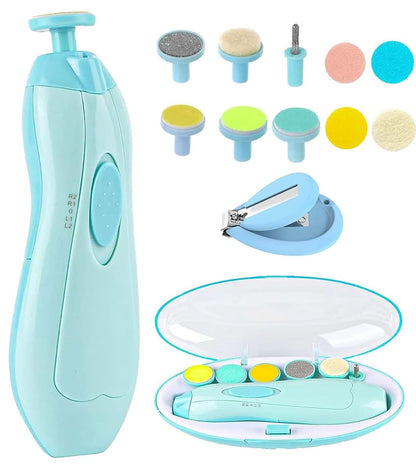 Gnker Baby Nail Trimmer, Electric File With LED Light