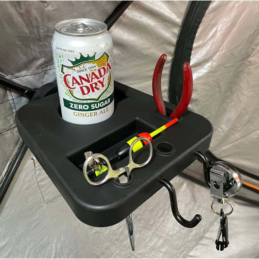 Nordic Legend Utility Tray for Gear and Beverages with Cup Holders
