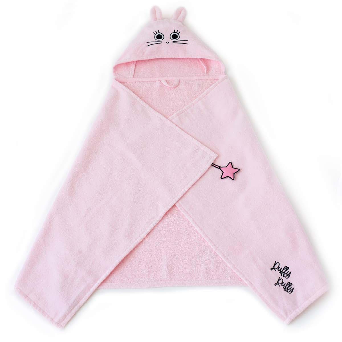 Milk&Moo Baby Hooded Towel, Organic Turkish Cotton Bath Towel (photo 2)