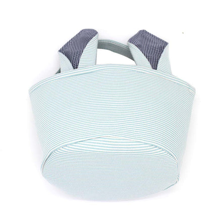Lxitol Easter Bunny Ears Bag Blue Easter Egg Bunny Bucket (photo 4)