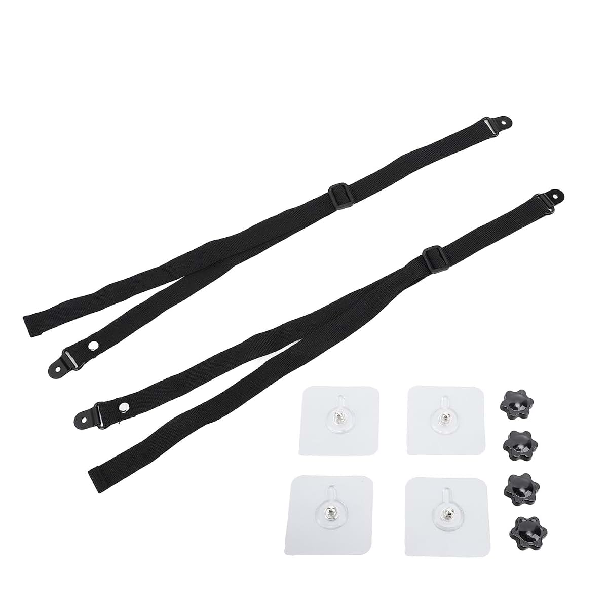 Adjustable Anti-Tip TV and Furniture Safety Straps