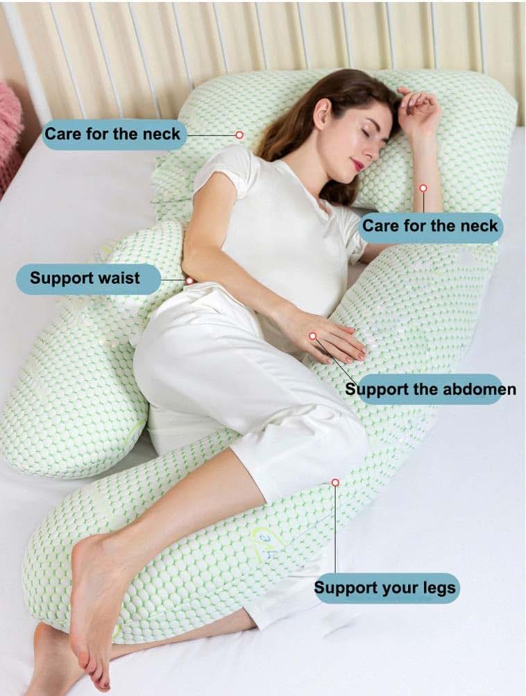 GTORCZDF Maternity Pillow U-Shaped Side Sleeping Cushion (photo 2)