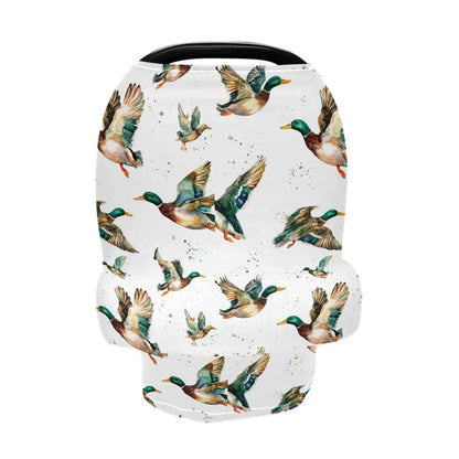 Lancerry Watercolor Mallard Ducks Car Seat Cover