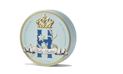 Royal Heir Baby Body & Bum Butter in Blue:Deep Daily Moisture & Dry Skin Therapy-Whipped Cocoa Butter with Sandalwood &