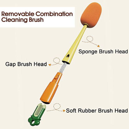 waiforu 3 in 1 Bottle Brush Cleaner,Multifunctional Insulation Bottle Cleaning Tools, Cup Lid Gap Cleaning Brush Setfor (photo 2)