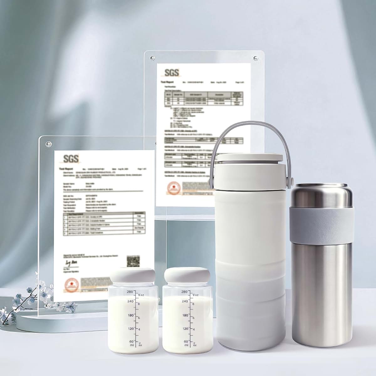 Hokoriiiku Portable Breast Milk Cooler 22oz With Temp Display