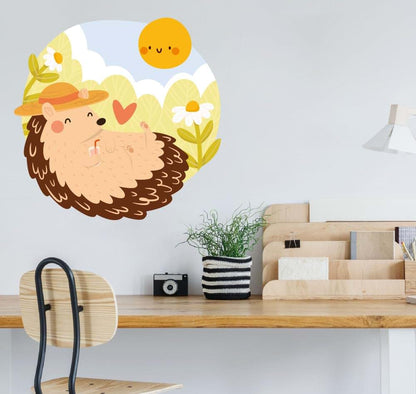 Made To Stick Decals LLC Colorful Porcupine Animal Wall Decal