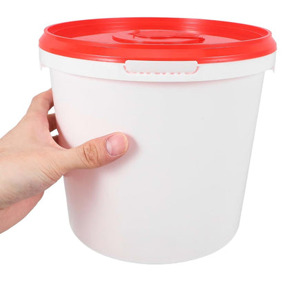 WATIIFUFU Refillable Wipe Bucket Container with Red Lid for Diaper Wipes