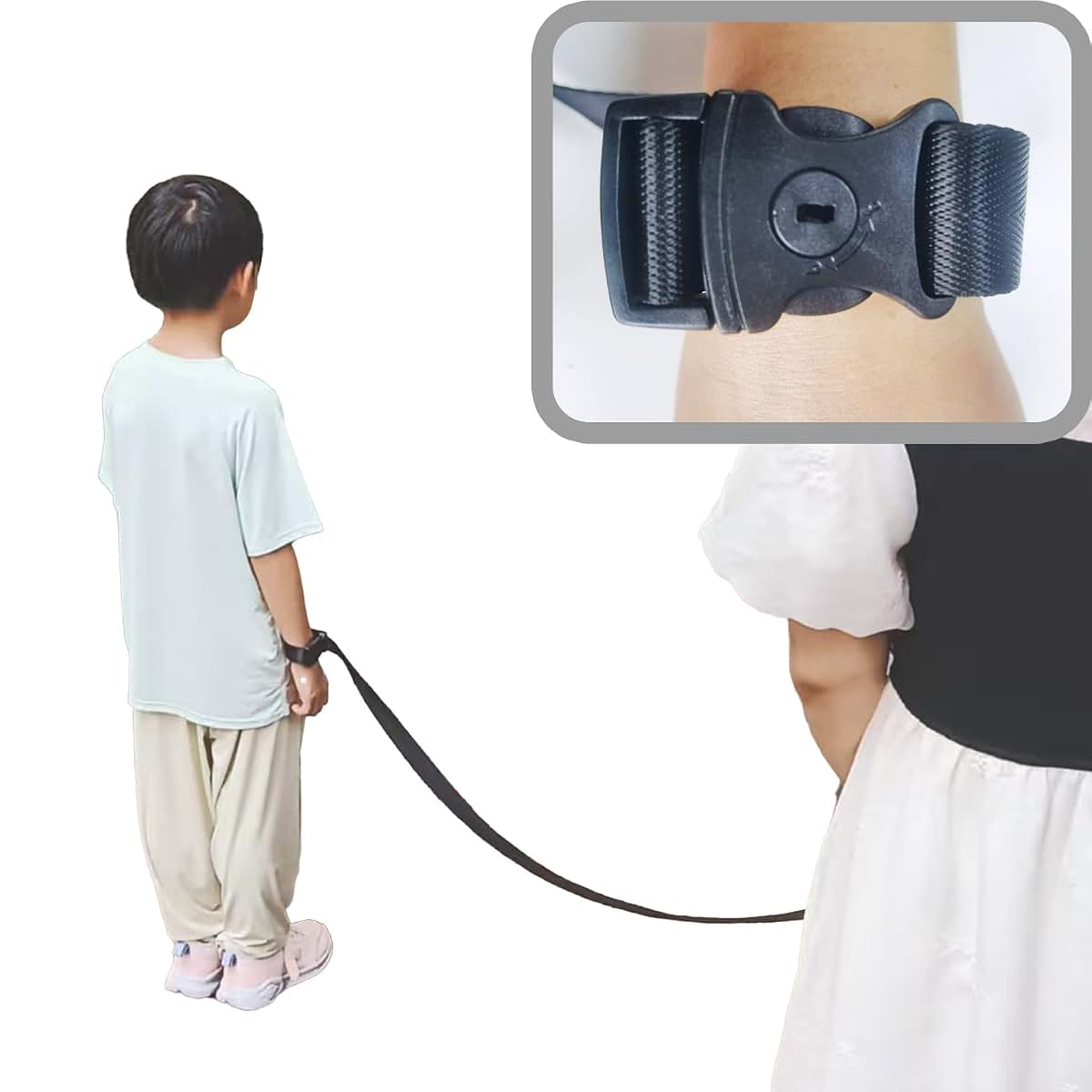 YBWYDH Escape Proof Wrist Leash With Adjustable Locking Tether (photo 4)