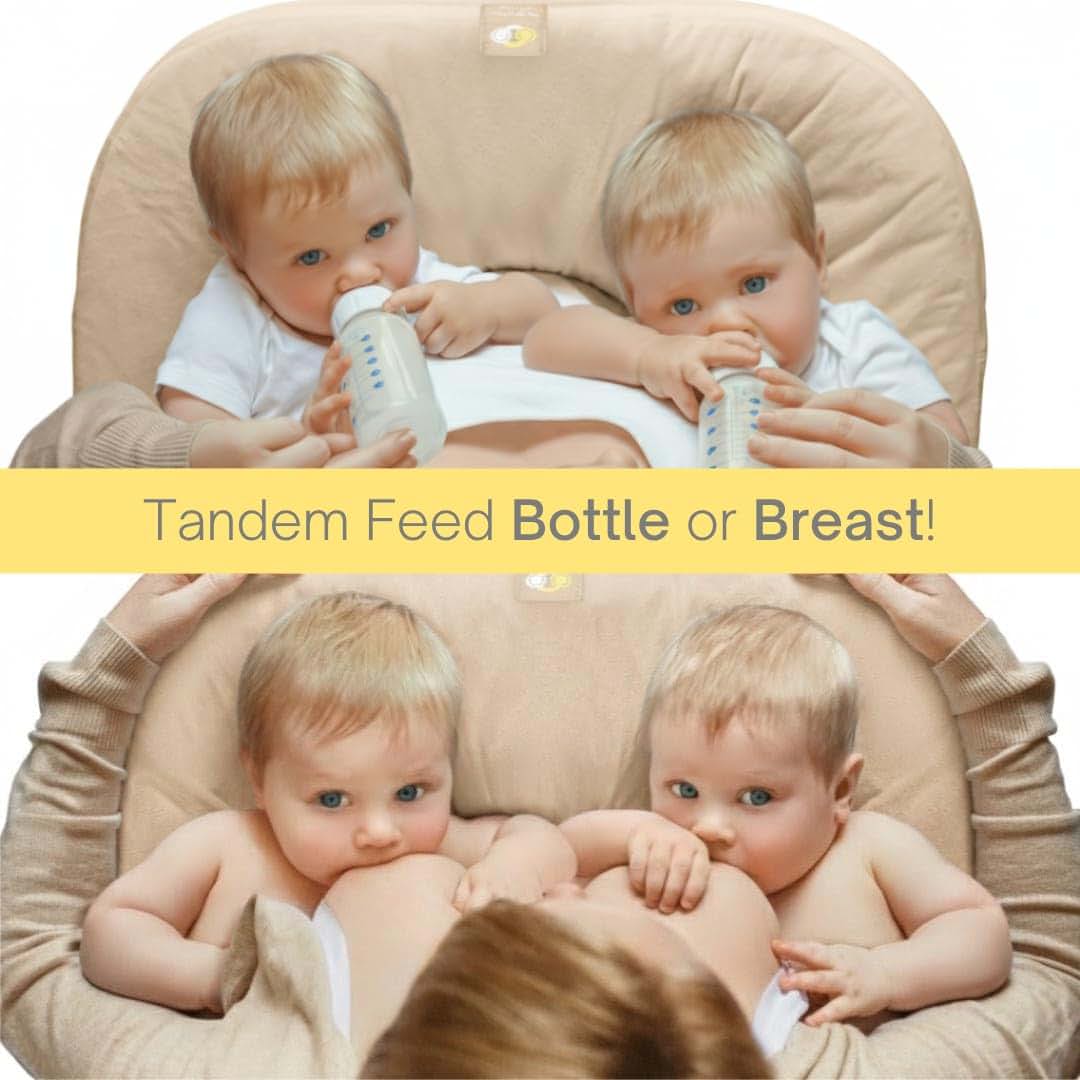 TwinGo Pillow for Twins, Adjustable Nursing Support