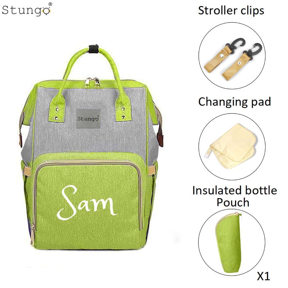 Dream Embroidery Personalized Large Diaper Bag Knapsack Custom Monogram Backpack (photo 2)