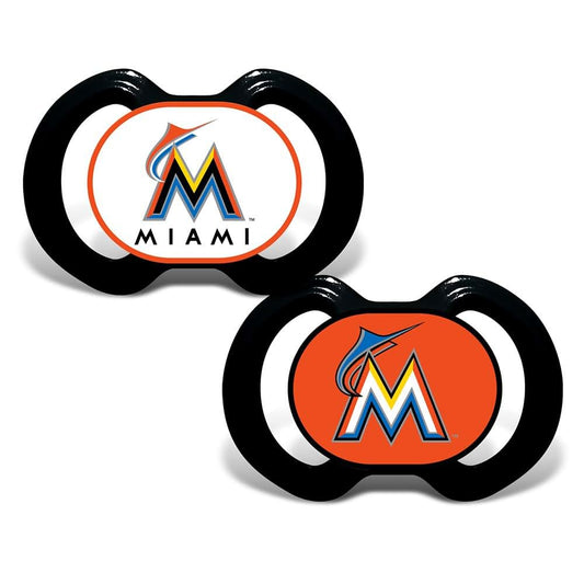 MasterPieces MIM2000: Miami Marlins Pacifier 2-Pack