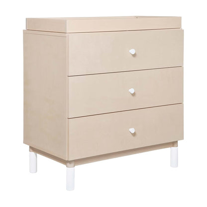 Babyletto Gelato Dresser Knob Set in White for Furniture Customization