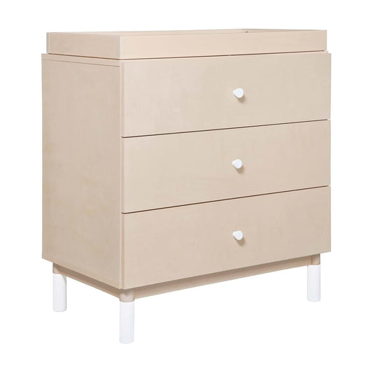Babyletto Gelato Dresser Knob Set in White for Furniture Customization