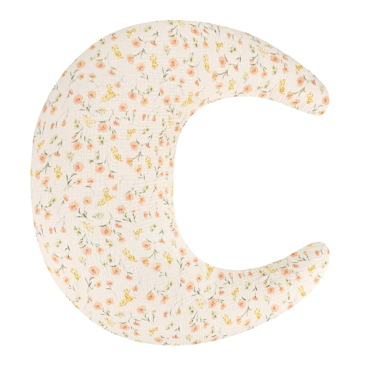 Swesen Muslin Nursing Pillow Cover, Crescent Shaped Slipcover