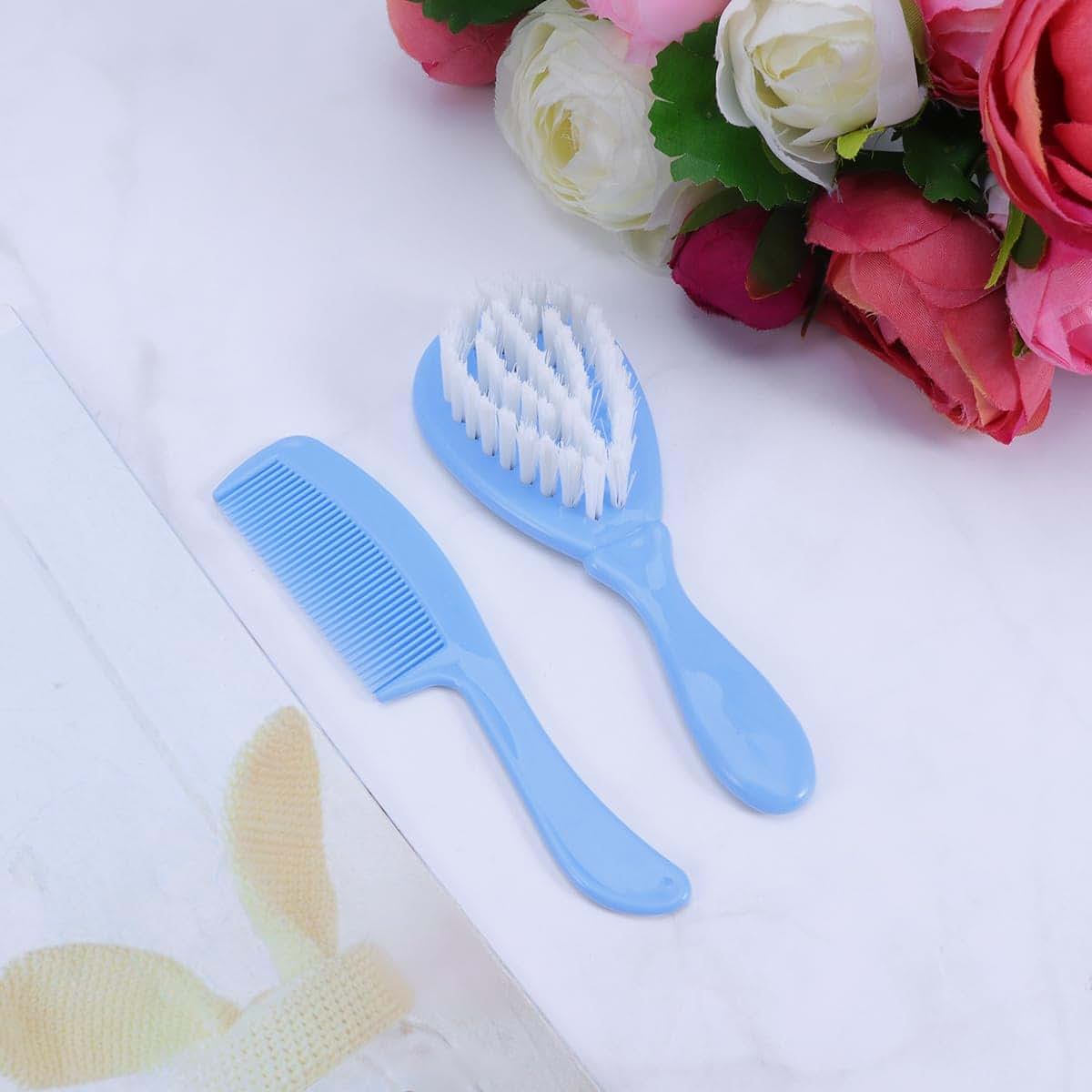 Baby Hair Brush and Comb Set with Anti-Static Design