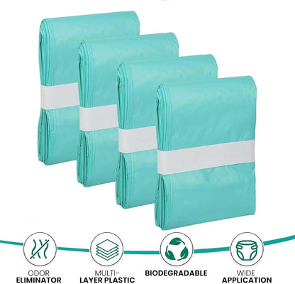 HBUYGF 6 Pack Diaper Liner Refills Compatible with Janibell Akord 280, Green (photo 2)