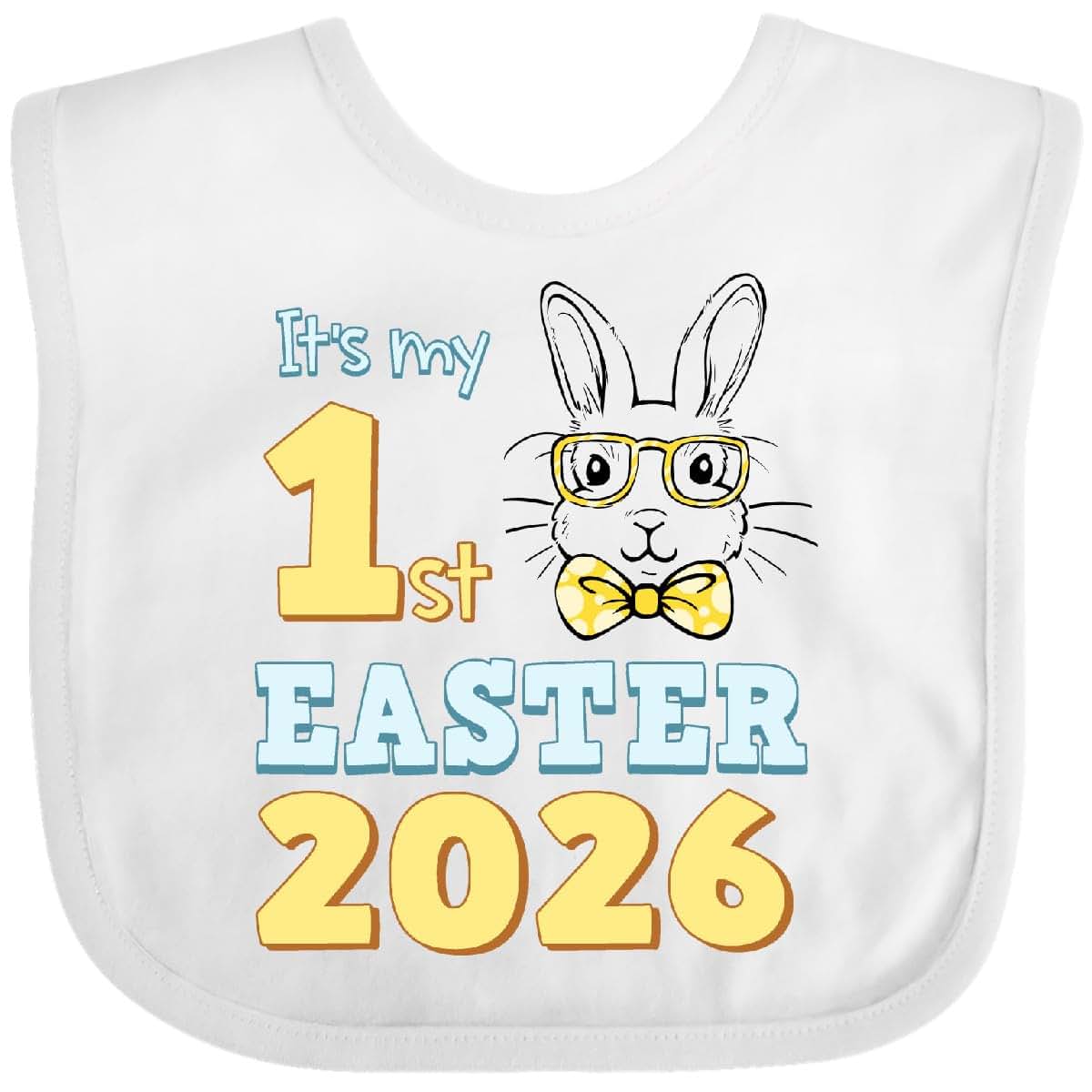 Inktastic It's My 1st Easter 2026 Baby Bib