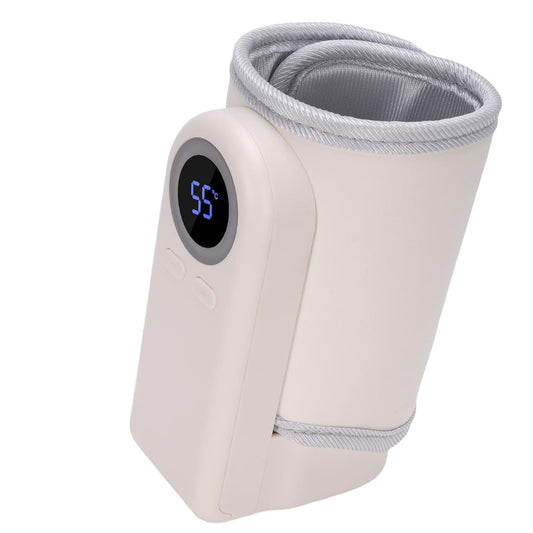 HaloVerde Portable Bottle Warmer with 10000mAh Battery for Travel and On The Go Feedings, A Rechargeable Baby Bottle