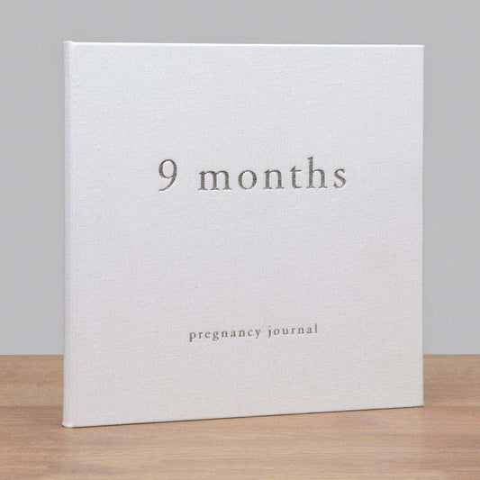 Widdop & Co Bambino Linen Pregnancy Journal - 9 Months Memory Book